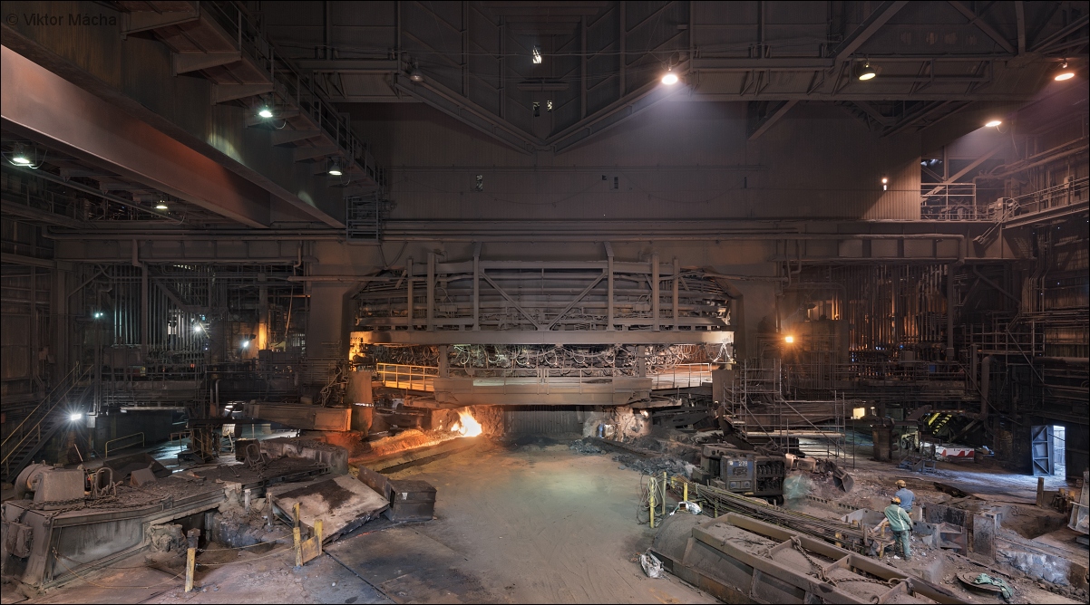 ArcelorMittal Indiana Harbor, blast furnace no.7 casting house
