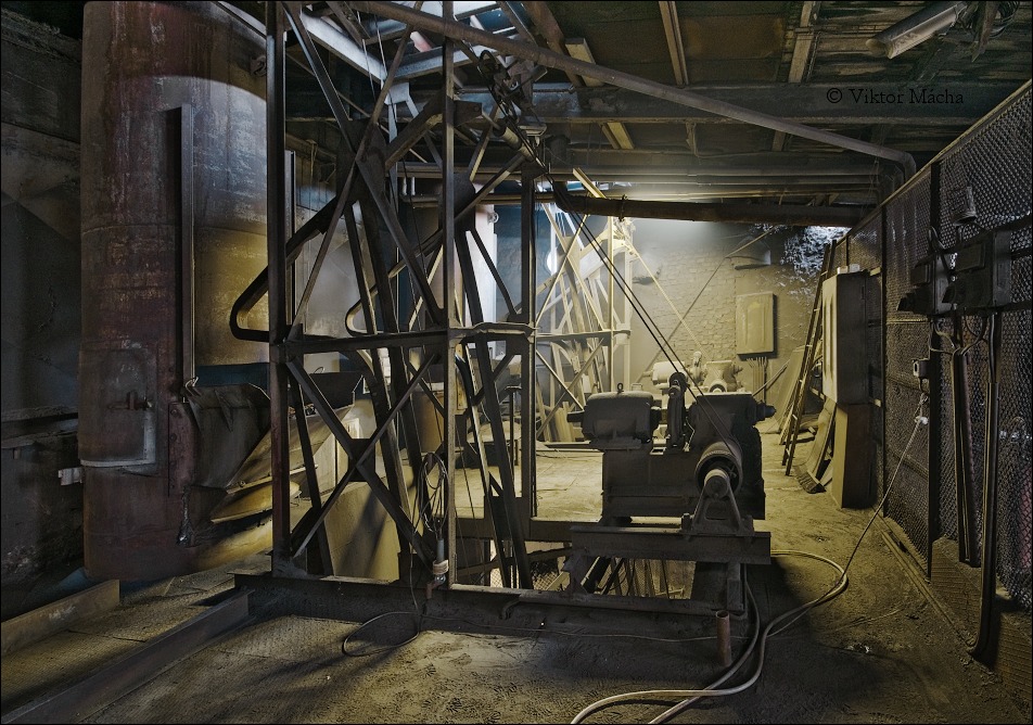 Nove Ransko foundry, cupola furnace charging floor