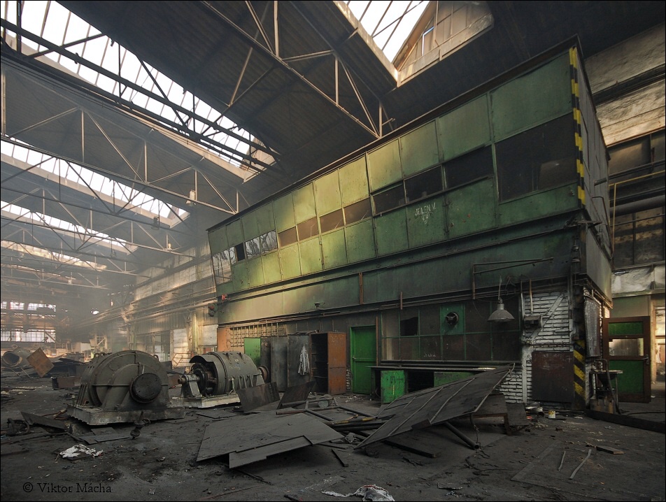 Noval rolling mill, control room
