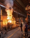 Unex Uničov, tapping the induction furnace