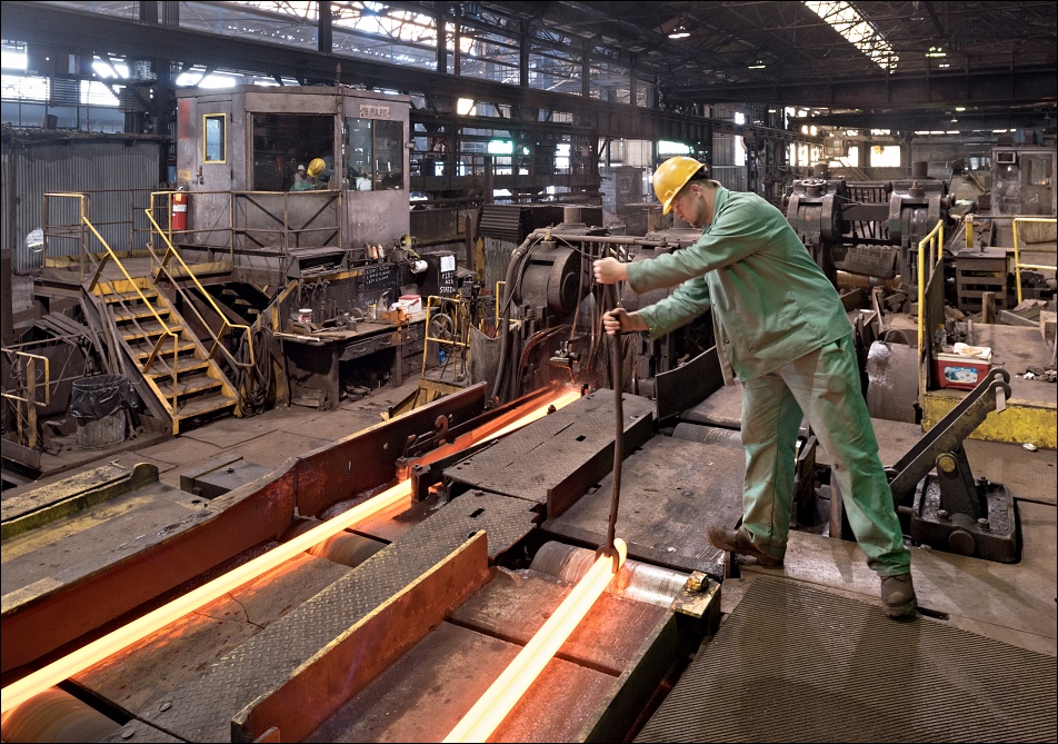 Gautier Steel, rolling mill operator