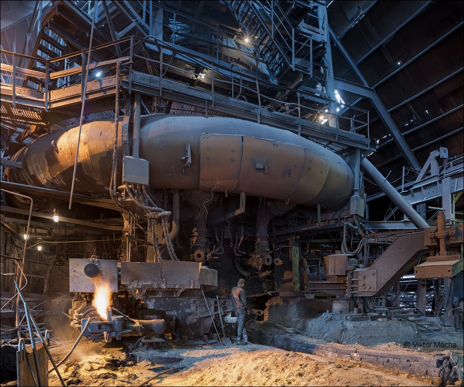Kosaya Gora ironworks, under the blast furnace no.3