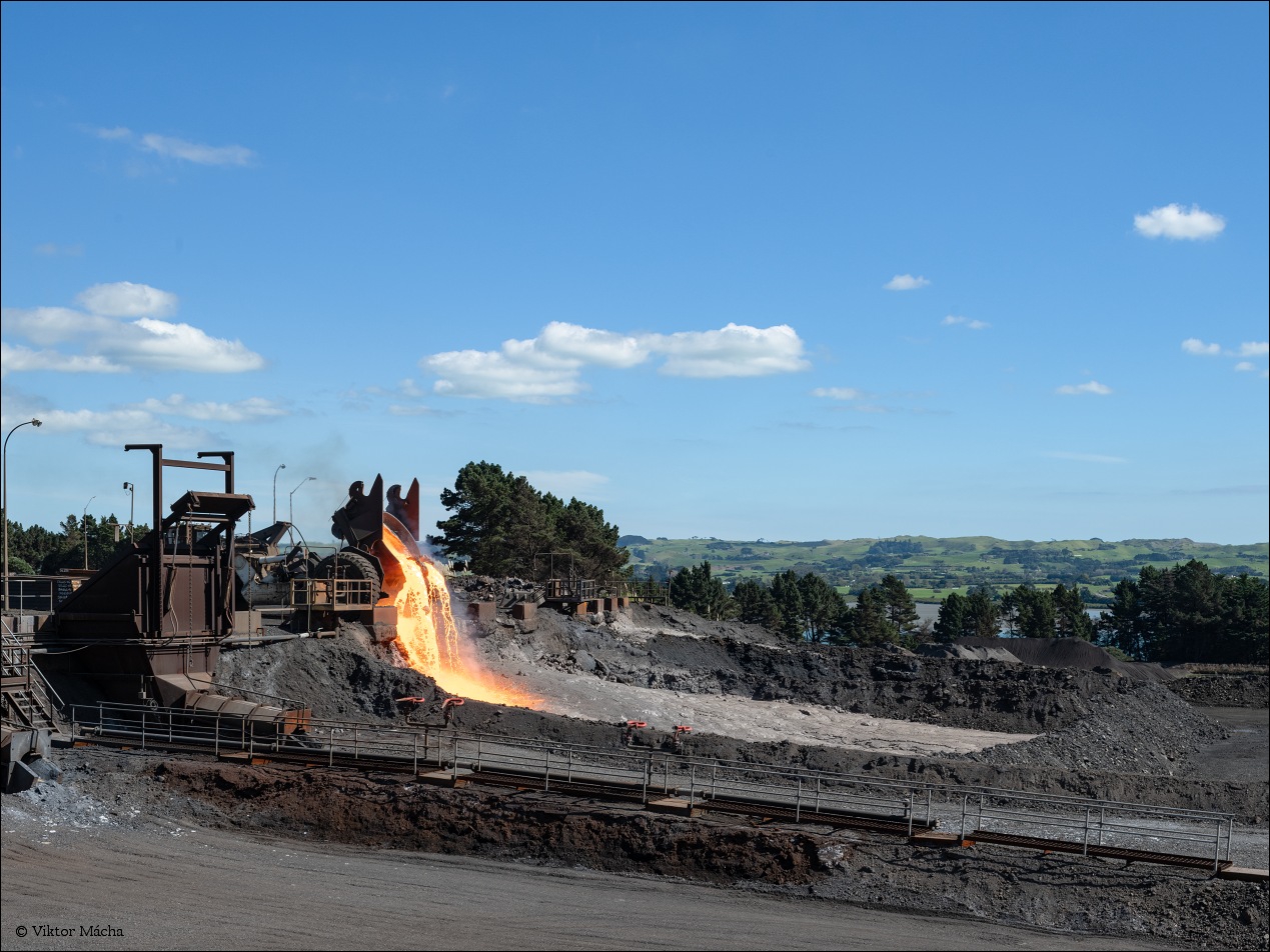 New Zealand Steel - slag dumping