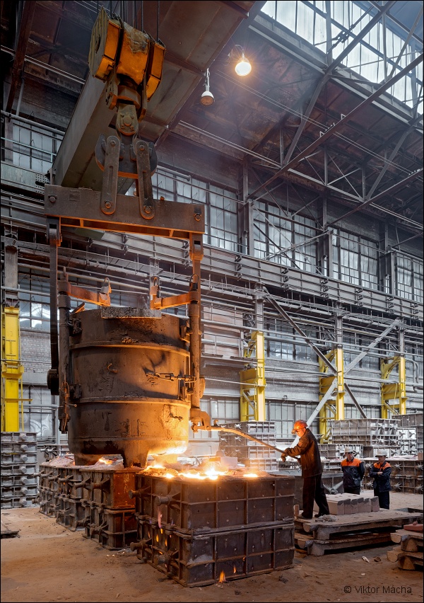 OMZ foundry, steel casting