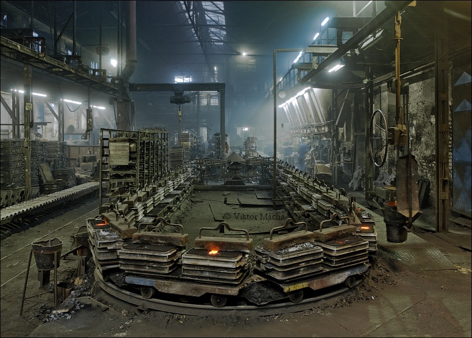 Nove Ransko foundry, automatic moulding line