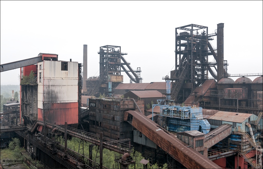 Vítkovické železárny, blast furnaces and coke plant