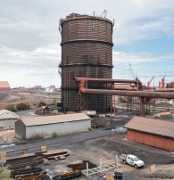 Liberty Steel Whyalla - gas holder