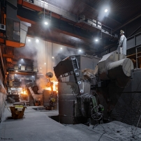 Siempelkamp foundry - induction furnace...