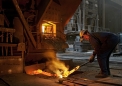 Chomutov foundry, taking a sample