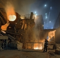 Ural Steel Novotroitsk, EAF tapping